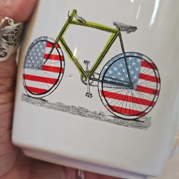 World Market Patriotic Cycling/Bicycle Mug - Picture 2 of 5
